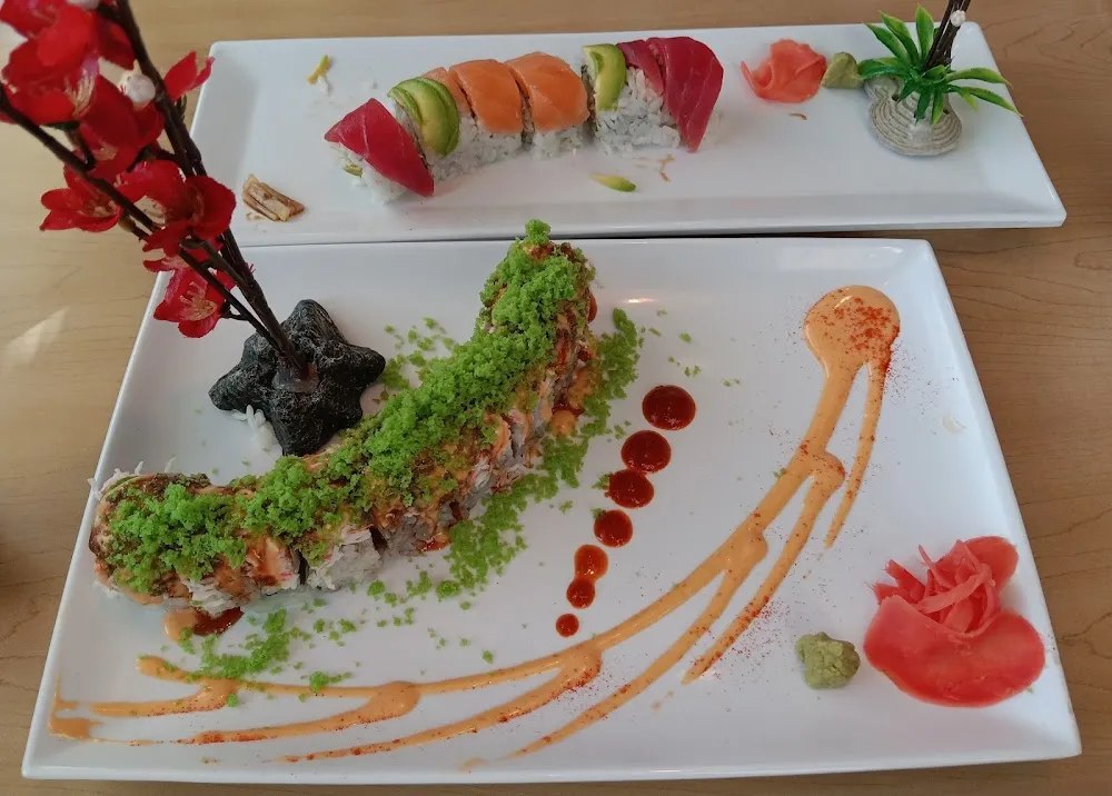 Kasabi Roll with Added Crunch & Rainbow Rolls